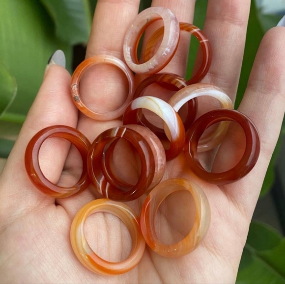 Carnelian Rings - Picture 2 of 6